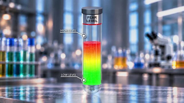 Fear High Level Meter for Anxiety, Panic, Stress Response and Mental Health Assessment