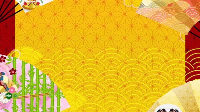 Traditional Japanese New Year Motif 4K