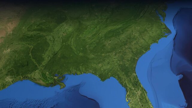 Animated Flight Path Map from Dallas USA to Istanbul Turkey