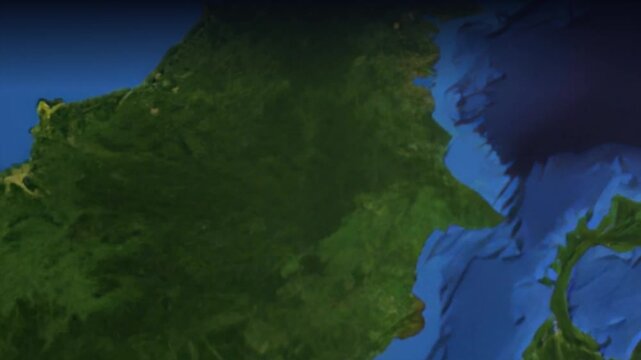 Animated Flight Path Map from Singapore to Atlanta Georgia USA