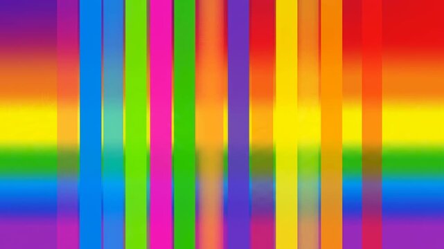 Bright spectrum bands creating a vivid pattern Representing diversity inclusion and a feeling of community.