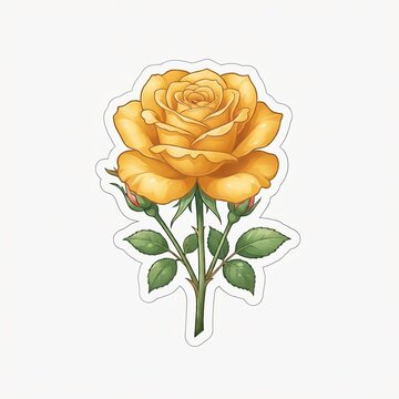 vector illustration of a rose