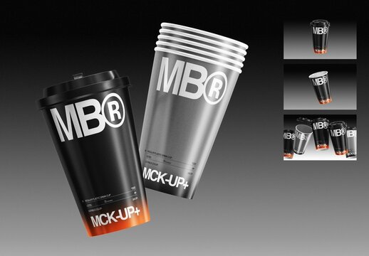 Regular Plastic Drink Cup Mockup