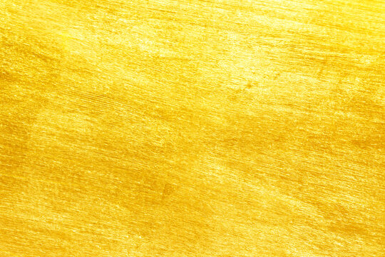 Shiny yellow leaf gold foil