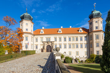 baroque castle Mnisek pod Brdy, Central Bohemian region, Czech republic © Michaela Jílková