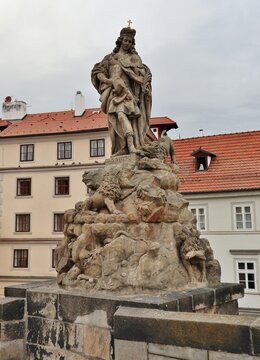Praga - Statua di San Vito, opera di Ferdinand Brokoff del 1714