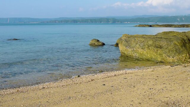 沖縄県東村ながはま海岸の風景