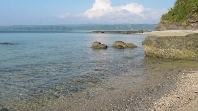 沖縄県東村ながはま海岸の風景