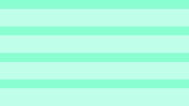 Seamless 4K looping video transition: stripes wipe transition wave cover, in green and emerald tones. A full frame wipe that covers the screen and opens again, ready to be cut between two shots. Horiz