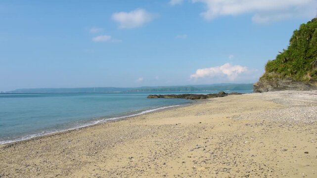沖縄県東村ながはま海岸の風景