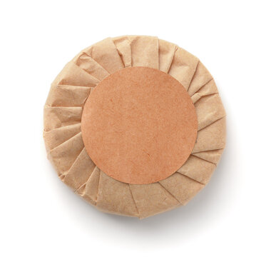 Round pleat wrapped hotel soap
