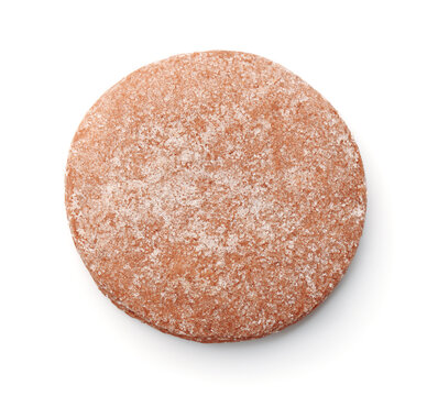 Brown sugar coated shortbread biscuit