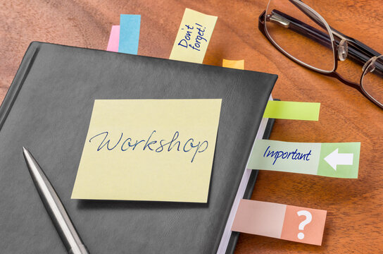 Planner with sticky note - Workshop