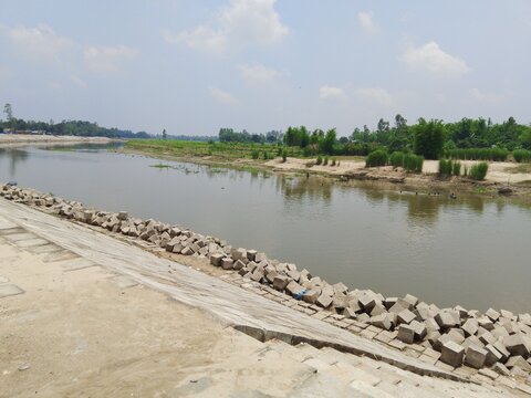 River view with natural water and sky scene.
