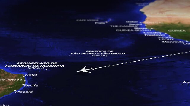 Flight From Riyadh SAUDI ARABIA to Sucre BOLIVIA with flag pins