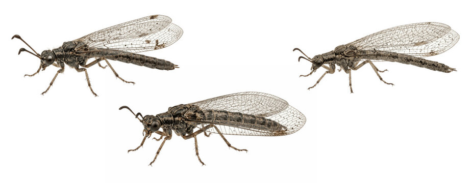 Realistic transparent antlion insect for scientific and transparent Background