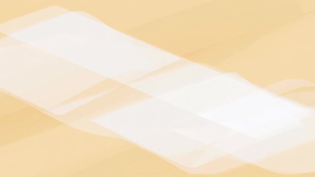 Soft cream geometric shapes drift across a warm abstract background. Presentation design, website headers, and social media graphics.