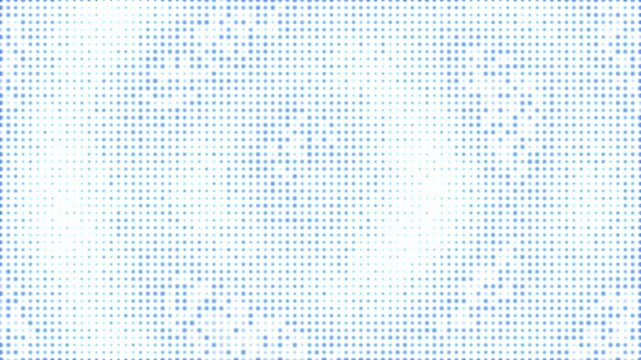 Abstract digital background with a mosaic of shimmering blue squares creating a dynamic pixelated texture, symbolizing data flow, modern technology, and connectivity
