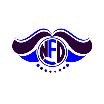 NFO letter logo creative design. NFO unique design