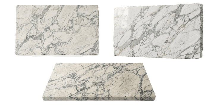 Isolated marble slab clipart for construction and interior design