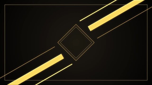  golden block & line background