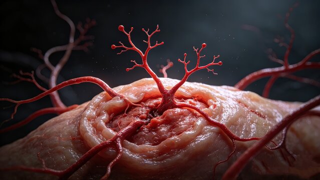 Granulation Tissue New Vessel Growth