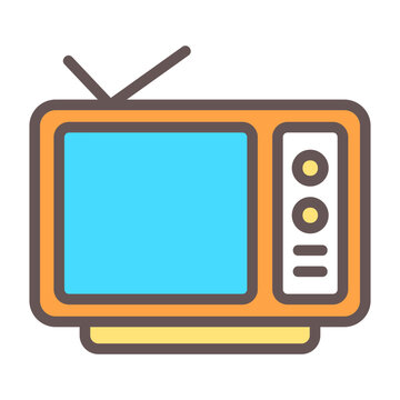 TV Vector Icon Design