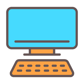 Computer Vector Icon Design