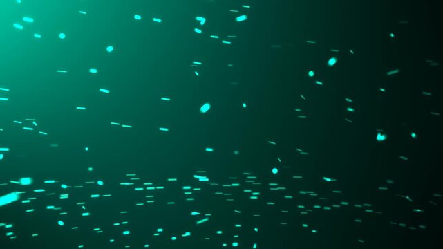 Floating Digital Particles Motion Background Animation