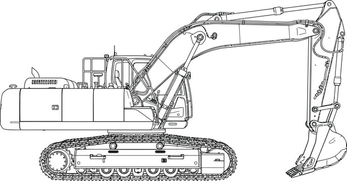 excavator and shovel