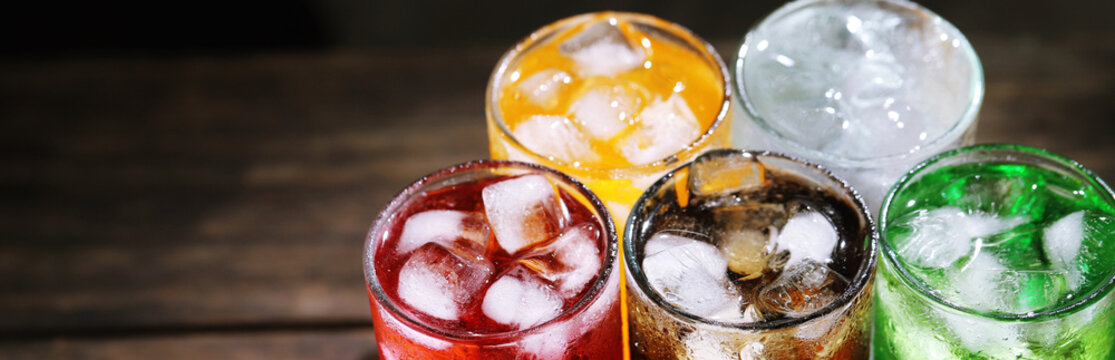 Soft drinks and fruit juice mixed with soda high in sugar have a negative effect on physical health