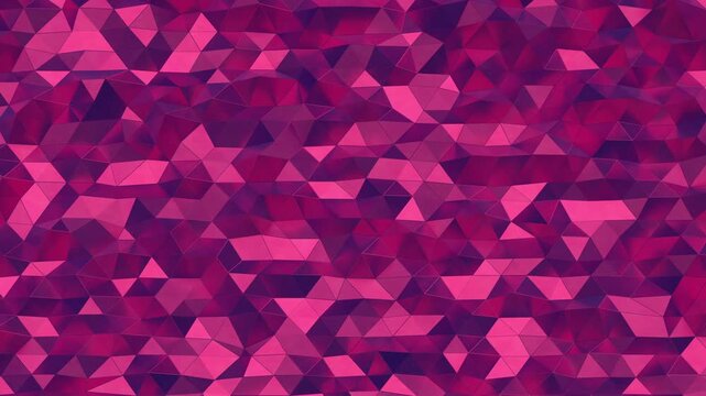 Abstract geometric polygonal triangle pattern background pink purple