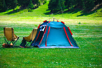 Outdoor nature vacation camping tent © 文娟 魏