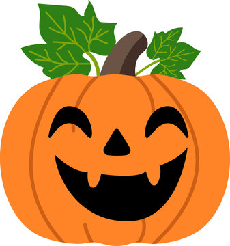 Cute Halloween Pumpkin Vector