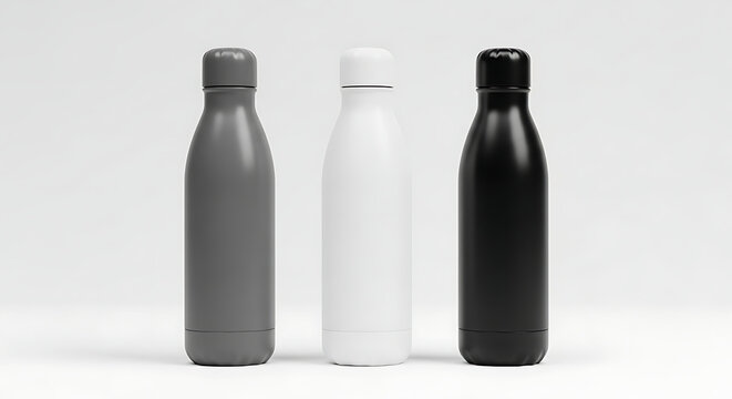 Two bottles standing side by side