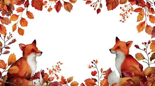 frame of red fox