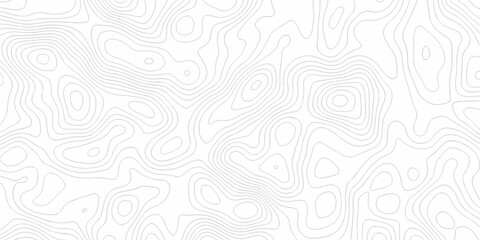 abstract topographic outline map. geographic area mountain relief design. contour maps. white spiral minimal line background. topographic contour lines vector map paper pattern. © MdLothfor