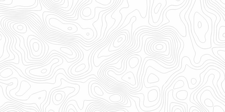abstract topographic outline map. geographic area mountain relief design. contour maps. white spiral minimal line background. topographic contour lines vector map paper pattern.