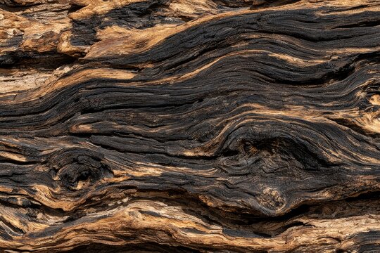 Alternate view of deeply weathered driftwood grain with tactile surface detail
