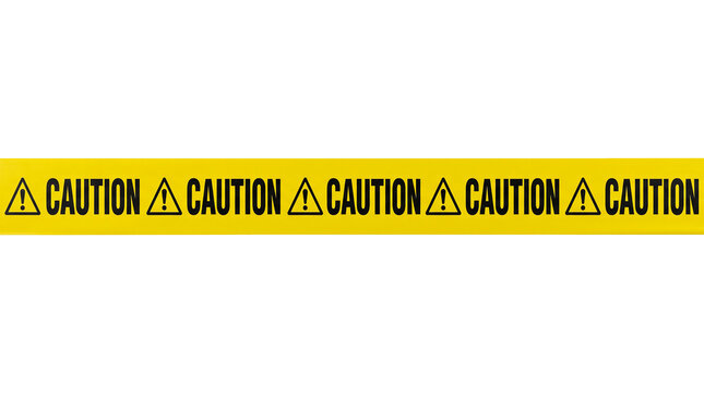 Caution warning tape