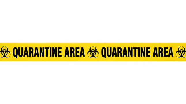 Quarantine warning tape