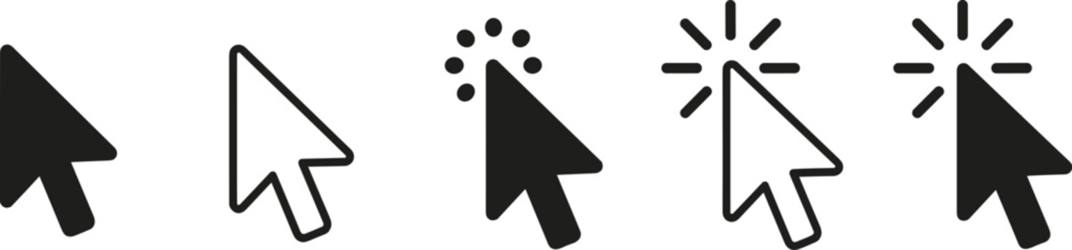 Set Icon Mouse Cursor, Pointer, e Clicks   