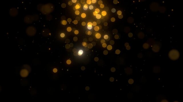 gold celebration particle decoration background element