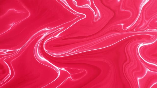Red marbled liquid surface with glossy white veins forming an abstract pattern