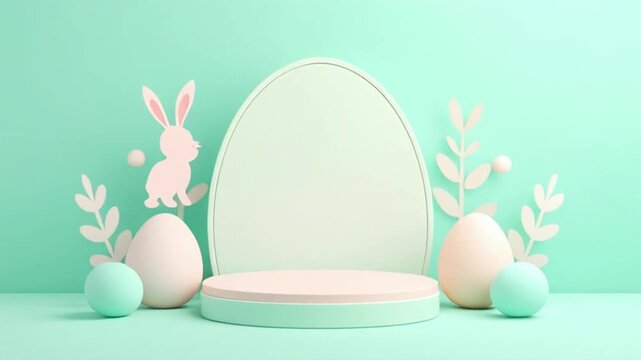 easter eggs on a white background