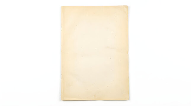 Vintage Cream Paper Texture with Soft Yellow Aging