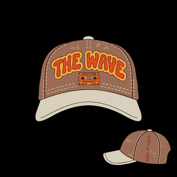 baseball cap vector illustration