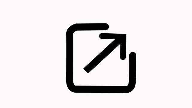 Minimalist black angle corner bracket symbol on white background simple geometric indicator used for framing