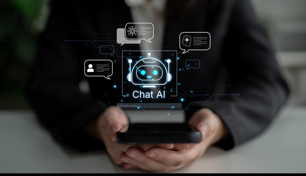 Futuristic AI chatbot with autonomous agent capabilities, AI natural language understanding, and seamless business workflow AI integration. AI for modern productivity and tech solutions. Corpus