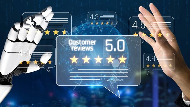 AI enhances customer review and rating system by analyzing review, rating, and customer feedback for deeper trust insights Marrow